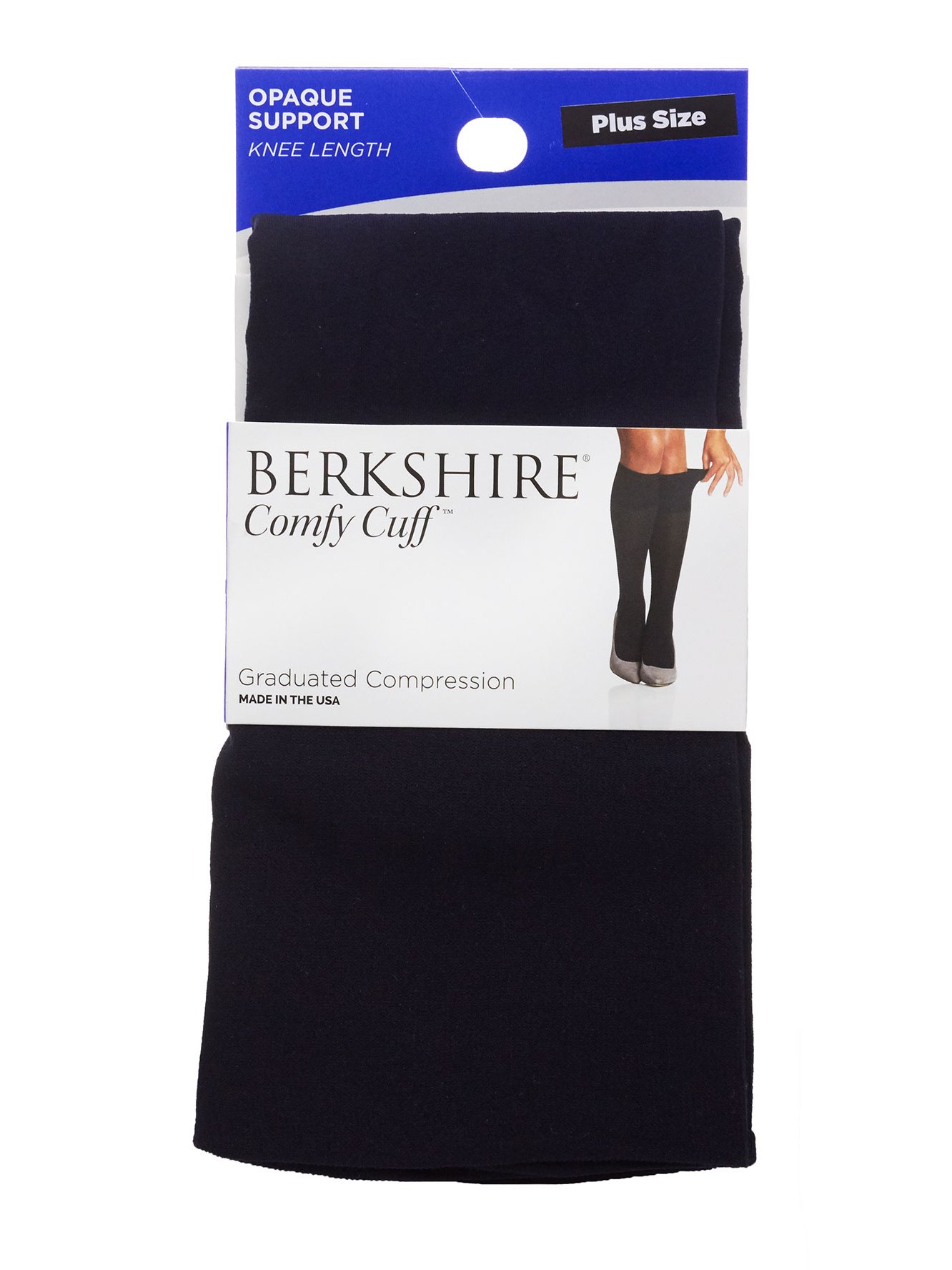 Berkshire Women's Comfy Cuff Opaque Graduated Compression Trouser Sock