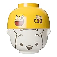 Disney SAN2065-5 Winnie the Pooh Soup Bowl and Rice Bowl Set, Mini
