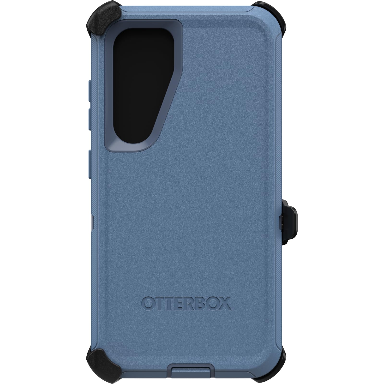 OtterBox Samsung Galaxy S24 Defender Series Case - Baby Blue Jeans, Rugged & Durable, with Port Protection, Includes Holster Clip Kickstand