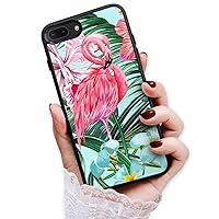for iPhone 6 Plus, iPhone 6S Plus, Durable Protective Soft Back Case Phone Cover, HOT13233 Tropical Flamingo 13233