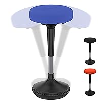 Wobble Stool Standing Desk Stool - tall office chair for standing desk chair wobble stools for classroom seating ADHD chair height adjustable stool 23-33
