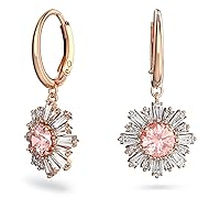 Swarovski Sunshine Jewelry Collection, Pink Crystals, Rose Gold Tone Finish