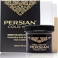 Persian Cold Wax Facial & Eyebrow Hair Remover, 2 Fl.Oz