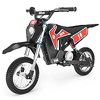 DK1 36V Electric Dirt Bike,300W Electric Motorcycle - Up to 15.5MPH & 13.7 Miles Long-Range,3-Speed Modes Motorcycle for Kids Ages 3-10