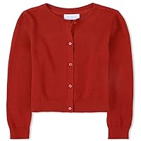 The Children's Place girls Uniform Cardigan Sweater
