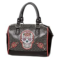 Alternative Retro Sugar Skull Day of the Dead Handbag