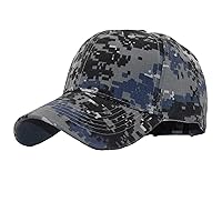 Andongnywell Camouflage Mesh Baseball Cap Mens Womens Camo Vintage Distressed Trucker Hat Washed Adjustable Dad Hat