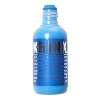 Krink K-60 Light Blue Paint Marker - Vibrant and Opaque Fine Art Graffiti Markers for Canvas Metal Glass Paper and More - Alcohol-Based Permanent Graffiti Mop Krink Paint Marker for Lasting Tags