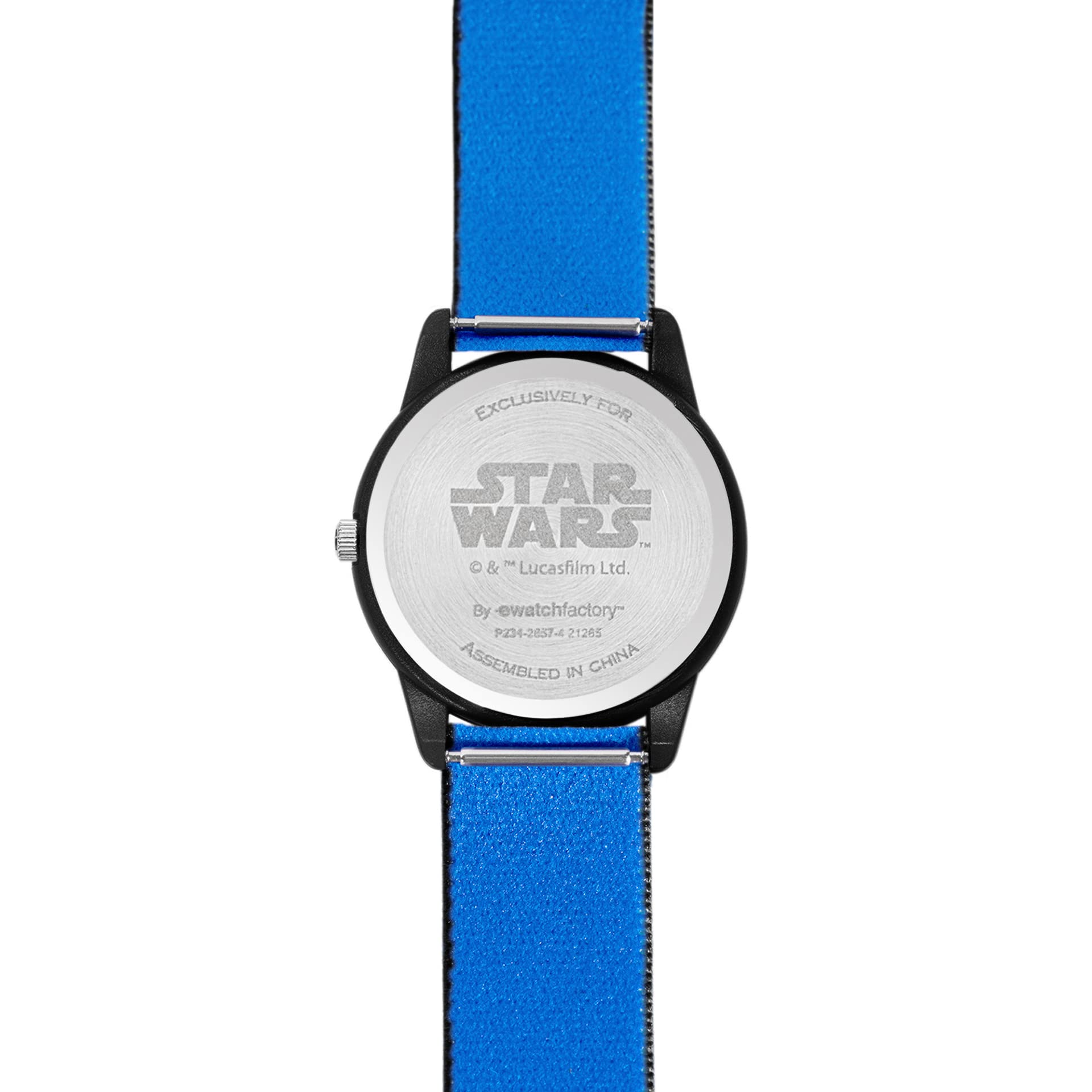 STAR WARS Kids' Plastic Time Teacher Analog Quartz Nylon Strap Watch
