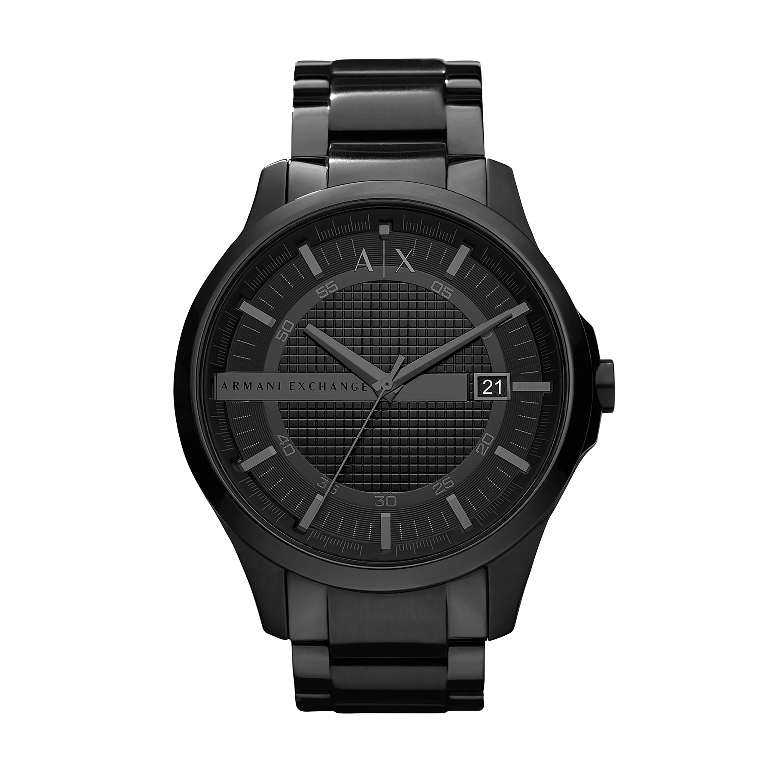 Introducir 76+ imagen armani exchange men’s stainless steel watch