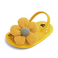 Sun Soft Leisure Children's Baby Flower Sandals Toddler Baby Sole Shoes Baby Shoes Old Soles 25