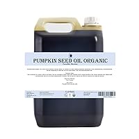 Pumpkin Seed Virgin Organic Carrier Oil - 5 Litres - 100% Pure