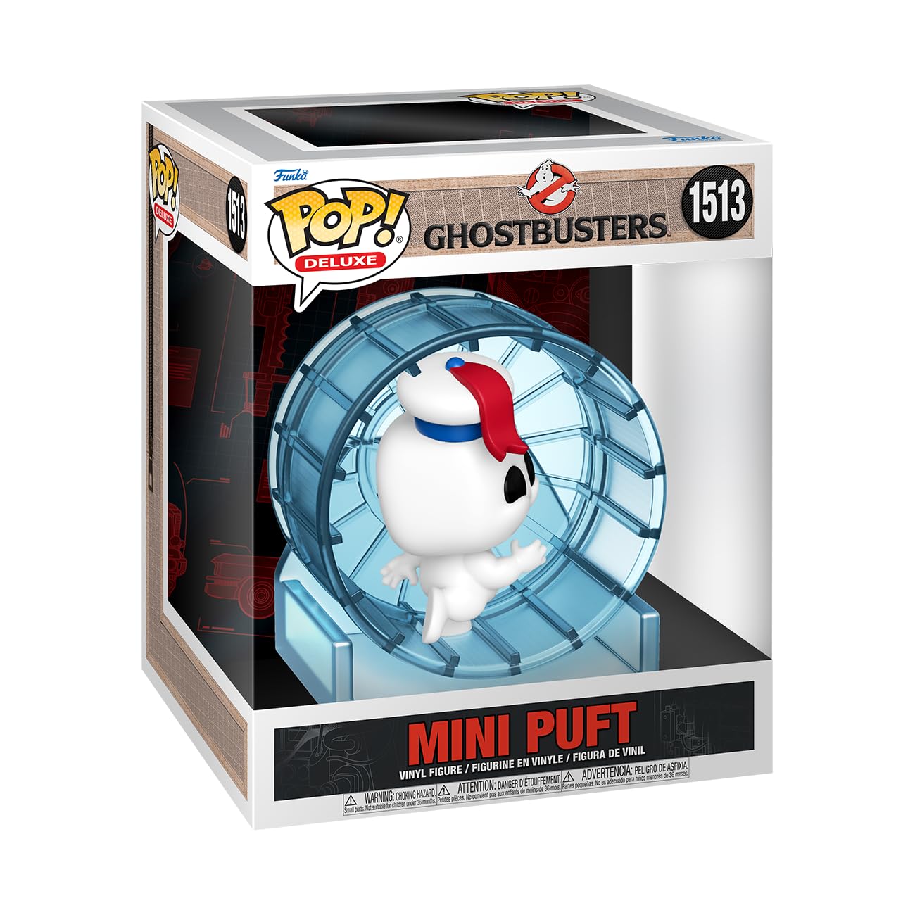 Funko Pop! Deluxe: Ghostbusters: Frozen Empire - Mini Puft in Wheel