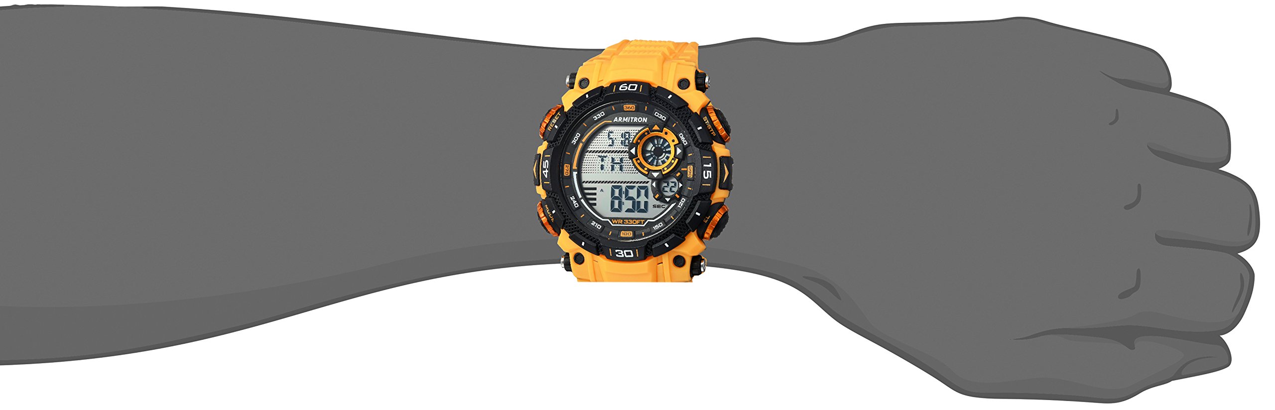 Armitron Sport Men's Digital Chronograph Resin Strap Watch, 40/8397