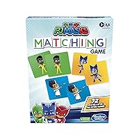 PJ Masks Matching Game for Kids Ages 3 and Up, Fun Preschool Memory Game for 1+ Players