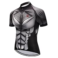 Weimostar Men's Cycling Jersey Short Sleeve Bike Clothing Multicolored Diamond