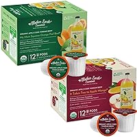 Mother Earth Essentials Superfood Tea Sampler MY MAIN SQUEEZE ORANGE PEEL & BASIL -and- IT TAKES TWO TO APPLE MANGO infused with Organic Apple Cider Vinegar with The Mother. Get your daily dose with f