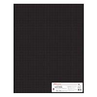 Office Depot Vanishing Grid Foam Boards, 20in. x 30in., Black, Pack of 2, 12088