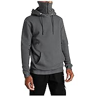 Hoodies For Men,Mens Fishing Hoodie With Face Mask Performance Hunting Sweatshirt Slimfit Athletic Pullover Hoodies