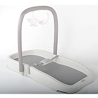 Duraking Pro 4 in 1 Baby Changing pad Washable Portable Diaper Toy bar Changing Tray Non-Slip no Stain Waterproof Changing Table (Gray)
