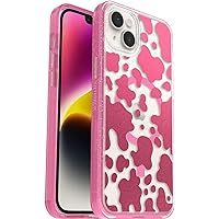 OtterBox iPhone 14 Plus (Only) - Symmetry Clear Series+ Case - Disco Cowgirl (Pink) - Ultra-Sleek - Snaps to MagSafe - Raised Edges Protect Camera & Screen - Non-Retail Packaging