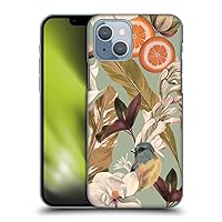 Head Case Designs Officially Licensed Anis Illustration New Tropical Pink Graphics Hard Back Case Compatible with Apple iPhone 14