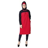 Pink & Blue Kashibo Short Islamic Jilbab Abaya Burqa Maxi AY-495