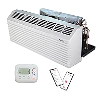 AMANA PTAC 16,400 BTU Air Conditioner PTC173K35AXXX with 3.5 KW Heater White