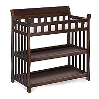 Eclipse Changing Table with Changing Pad, Black Cherry