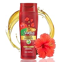Vatika Naturals Oil Shampoo - Strengthen, Nourish, & Repeat for Luxuriously Revitalized Hair - Phthalate-Mineral Oil free - Hibiscus Extracts 425ML