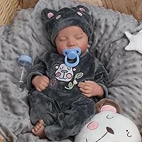Waterproof Reborn Baby Dolls,18 Inch Realistic Baby Doll with Full Vinyl Body Lifelike Baby Dolls Real Life Baby Doll for Kids Age 3+ (Levi.W)