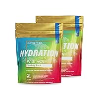Essential Elements Hydration Packets - Electrolytes Powder Packets Sugar Free - 48 Stick Packs of Electrolytes Powder No Sugar - Electrolyte Water Drink Mix with ACV & Vitamin C - Variety Pack