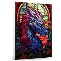 Thuan Dragon Wall Decor Pictures, Dragon Paintings Framed Wall Art on Canvas Artwork for Living Room House Decor Ready to Hang Poster and Prints