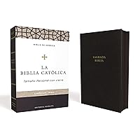 Biblia Católica, Tamaño personal, Leathersoft, Negra, Con cierre (Spanish Edition) Biblia Católica, Tamaño personal, Leathersoft, Negra, Con cierre (Spanish Edition) Leather Bound