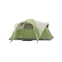 Montana Camping Tent, 6/8 Person Family Tent with Included Rainfly, Carry Bag, and Spacious Interior, Fits Multiple Queen Airbeds and Sets Up in 15 Minutes