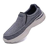 JAMONWU Mens Slip On Shoes Cloth Shoes Casual Loafers Walking Shoes Lightweight Outdoor Shoes