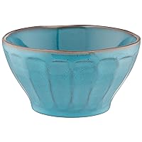 光洋陶器(Koyotoki) Koyo Pottery KOYO 13587035 Cafe Tableware, Coffee, Cafe au Lait Bowl, 5.1 inches (13 cm), Rafelm, Antique, Blue, Made in Japan