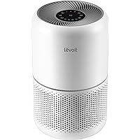 Air Purifier for Home Allergies Pets Hair in Bedroom, Covers Up to 1095 ft² by 45W High Torque Motor, 3-in-1 Filter with HEPA sleep mode, Remove Dust Smoke Pollutants Odor, Core300-P, White