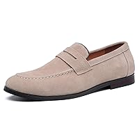Mens Driving Moccasins Penny Slip On Loafers Classic Comfortable Casual Driving Shoes Boat Shoes for Men