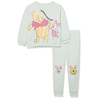Disney Girls Winnie the Pooh & Piglet Fleece Sweatshirt & Jogger Set - Girls 2t-6xSweatshirt & Jogger Set