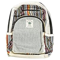 Hemp Rainbow Southwestern Backpack - 9