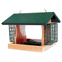 Woodlink Going Green Large Premier Bird Feeder With Suet Cages Model GGPRO2, Plastic, 13.5