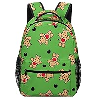 Cute Little Hippos Travel Laptop Backpack Casual Hiking Backpack with Mesh Side Pockets for Business Work