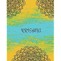 Krishna Notebook: Over 100 pages Large Devotional Lined Paperback Note book with Premium Abstract Matte Cover to use as Journal, Story book, Daily Planner, Diary for Kids, Teens, Adults & Seniors Krishna Notebook: Over 100 pages Large Devotional Lined Paperback Note book with Premium Abstract Matte Cover to use as Journal, Story book, Daily Planner, Diary for Kids, Teens, Adults & Seniors Paperback
