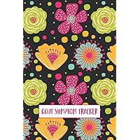 Gout Symptom Tracker: Chronic Pain & Symptom Log Book for Tracking and Recording the Symptoms in Various Joint, Pain Scale, Impact, and Triggers - Floral Design Cover