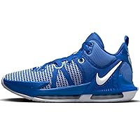 Nike Lebron Witness 7 (Team) Basketball Shoes (DZ3299-400, Game Royal/Game Royal/White) Size 10