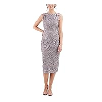 JS Collections Women's Rachel Bow Midi Dress