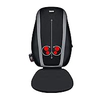 Shiatsu Massage Cushion with Soothing Heat, Deep-Kneading Massage, Targets Pressure Points All Over Back, Soothing Heat, Relax Overworked Muscles, Release Tension, Reduce Back Pain