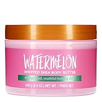 Tree Hut Watermelon Whipped Shea Body Butter, 8.4oz, Lightweight, Long-lasting, Hydrating Moisturizer with Natural Shea Butter for Nourishing Essential Body Care