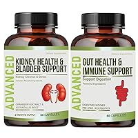 Kidney Cleanse Detox & Repair and Bladder Support- Kidney Support Supplement for Kidney Restore With Chanca Piedra,Cranberry, Juniper Berries for Kidney Detox and Bladder Health.60 Day Supply